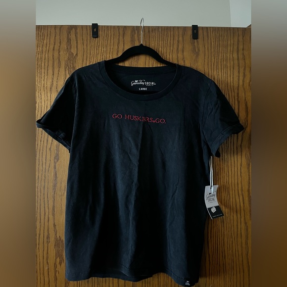 University of Nebraska Embroidered Tee - Picture 1 of 3